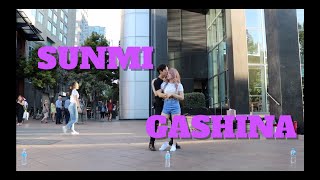 LUDA SUNMI 선미  가시나 Gashina│DANCE COVER│KPOP in MELBOURNE Busking [upl. by Kimber]