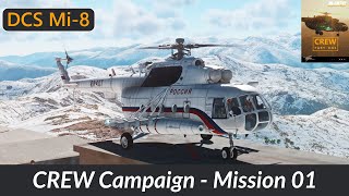 DCS Mi8 CREW Part One  Mission 01 [upl. by Sofie]