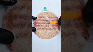 miniature dirty rug carpet cleaning with mini tools carpetcleaning miniature 1 rug [upl. by Nyltiac]