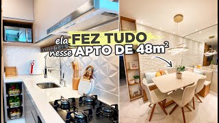 TOUR EM UM APARTAMENTO CHEIO DE IDEIAS E INSPIRAÇÕES l GABY GARCIIA gabynoprojeto [upl. by Lemmie]