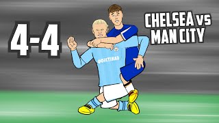 WHAT A GAME 😲 Chelsea 44 Manchester City Premier League Highlights 2023 [upl. by Naenej133]