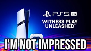 The PS5 Pro Reveal Was Disappointing [upl. by Llecrad528]