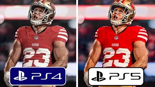 Madden NFL 25 PS4 vs PS5 Graphics Comparison [upl. by Hulburt]