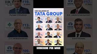 Tata Group CEO and salaries [upl. by Natfa]