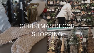 Christmas Decor Shopping HOMESENSE Michaels Hudson Bay [upl. by Nickelsen]