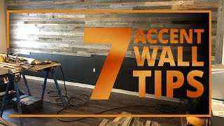 7 Valuable Tips For A Better Accent Wall Reclaimed Wood [upl. by Nashbar]