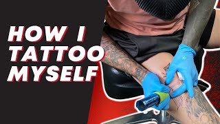 Tattooing Yourself For Beginners [upl. by Tomasz]