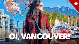 Não tem como VANCOUVER ser uma cidade barata 🥴 • VLOG • Paula no Canadá [upl. by Cir285]