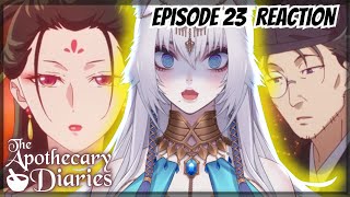 LAKANS PAST UNVEILED The Apothecary Diaries Episode 23 Reaction [upl. by Nyl]