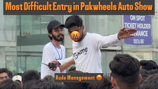 Pakwheels Auto show POWERED by Taxx Oil OCTOBER 2024 First Experience Mismanagement of Bookmepk [upl. by Nosyarg851]