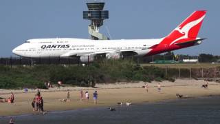 Beach Spotting  Speedbird 777  Sydney Airport [upl. by Pauletta]