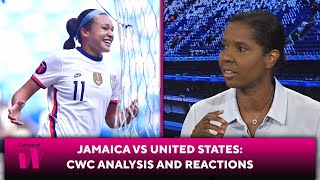 Jamaica vs United States Analysis amp Reactions  CONCACAF W Championship  Attacking Third [upl. by Akimot170]