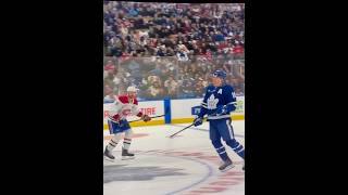 Mitch Marner shows soccer skills hitting puck with his head [upl. by Suzetta]