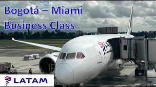 Reporte de vuelo  ✈️ LATAM  Business Class  Bogotá 🇨🇴  Miami 🇺🇸 [upl. by Nelleeus]