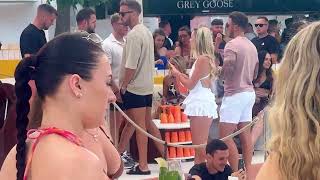 Captain  Spain 🇪🇸 O Beach Ibiza  Pool party aaj phir ameer logon k sath part 1 [upl. by Vaasta]