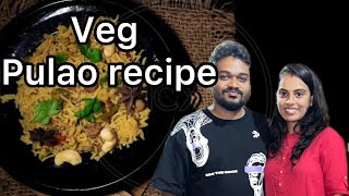 Spicy veg pulao ￼recipe Kannada KIRAN‘s secret recipe  family kiranyashu ￼💞 [upl. by Adnahcal264]