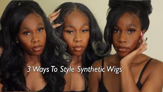 3 STYLES 1 SYNTHETIC WIG 😍  Sensationnel Adanna [upl. by Aisset768]