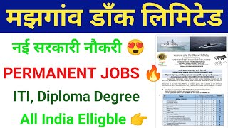 MDL Recruitment 2024  MDL ITI Diploma Degree Permanent Jobs  New Vacancy Out [upl. by Nabila]