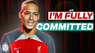 quotDont get it twistedquot  Virgil van Dijk sets record straight after Klopp announcement [upl. by Publea]