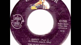 Shout Part 1 amp 2 The Isley Brothers 1959 45 RCA 7588 [upl. by Osswald]