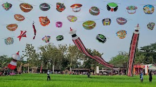 FESTIVAL LAYANGAN GAPANGAN DI NGARAN KITE SLEMAN YOGYAKARTA [upl. by Slavic]