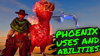 PHOENIX Uses and Abilities on Ark Survival Ascended Scorched Earth PHOENIX Guide [upl. by Osithe]