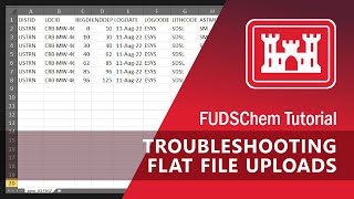 Troubleshooting Flat File Uploads  FUDSChem [upl. by Ademla389]