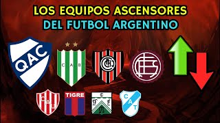 EQUIPOS ASCENSORES del FUTBOL ARGENTINO [upl. by Hitoshi397]