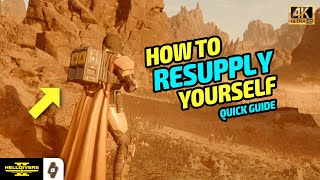 How to Resupply yourself with the Supply Pack in Helldivers 2 [upl. by Cassaundra230]