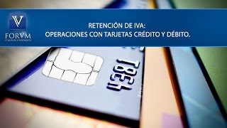 Retención de IVA Operaciones con tarjetas crédito y débito DIAN Derecho Tributario [upl. by Meunier1]