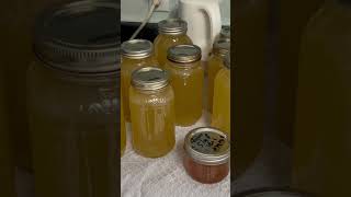 Pressure Canning Chicken Broth And Saving Chicken Fatketo carnivore lowcarb [upl. by Caputto]