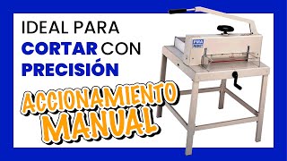 👍 Guillotina de papel manual PROFESIONAL con mesa PMA 4750 [upl. by Sibell438]