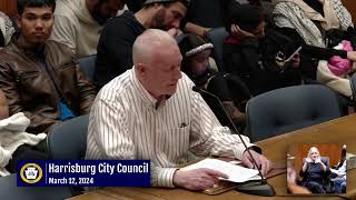 Harrisburg City Council Legislative Session 031224 [upl. by Gurevich]