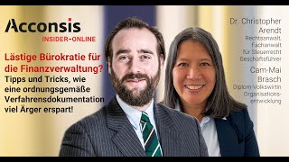 Verfahrensdokumentation  Tipps amp Tricks zur ordnungsgemäße Verfahrensdokumentation [upl. by Kensell]