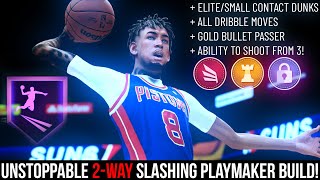 2WAY SLASHING PLAYMAKER BUILD WITH SHARP TAKEOVER NBA 2K22 NEXT GEN [upl. by Eulalia291]