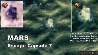 MARS Escape Capsule or Structure  House Sized ArtAlienTV 4K [upl. by Anyale74]