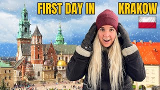 Krakow BLEW US AWAY First Day in Krakow Poland [upl. by Rentschler]