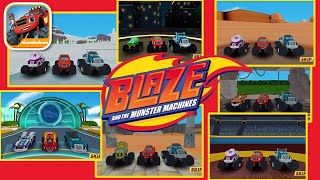 Blaze amp the Monster Machines  ALL LOCATIONS Unlocked Gameplay [upl. by Floris]