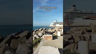 Crystal Symphony  Porto di Livorno porto cruise navi cruiseship shorts music [upl. by Webster]