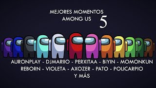 Mejores momentos Among Us 5  Auronplay [upl. by Odraner]