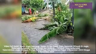 JOGJA BERDUKA DETIKDETIK BADAI DAHSYAT HUJAN ES amp BANJIR KOTA JOGJASLEMAN BANTUL amp KULONPROGO [upl. by Akciret]