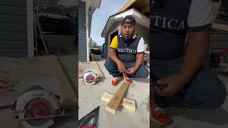 Cómo sacar un ángulo shortvideo contruccion carpintero woodworking diy [upl. by Nahgaem961]