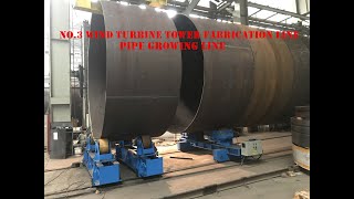 NO3 Wind Turbine Tower Fabrication Line [upl. by Picardi]