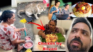 आखीर husband आऊने भन्दा भन्दै किन Dubai बाट घर आऊन पाऊनु भएन🏡chicken fry biriyani recipe nepalimom [upl. by Hennebery]