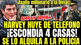 AMPAY HARVEY GENERALES DESCUBREN 4 CASAS MILLONARIAS DE COLCHADO Q ALQUILA EN SECRETO A LA POLICÍA [upl. by Fredelia]