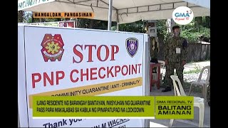 Balitang Amianan Quarantine Pass sa Barangay [upl. by Olivia]