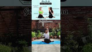 Yoga for Sciatica youtubeshortsshortsfeedtrendingyogagomukhasanatrendingexploreasanaaadiyog [upl. by Yllas]