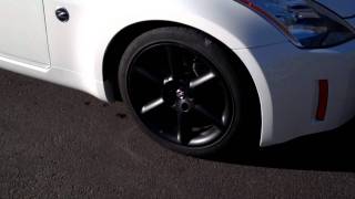 350Z with plasti dipped rims and carbon fiber vin [upl. by Gord684]