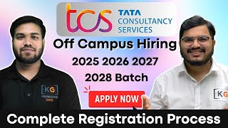 TCS Off Campus Hiring for 2025 2026 2027 2028 Batch  TCS Off Campus Drive TCS CodeVita TCS Hiring [upl. by Theresina]