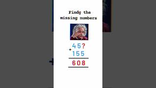 FIND THE MISSING NUMBER  shorts braintest maths shortsfeed [upl. by Inigo903]